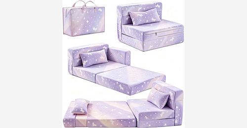3 in 1 Kids Folding Sofa Bed – Compressed Toddler Couch with Pillow & Storage Bag - Model MJ-FF004 | Mingjin Zitzak China