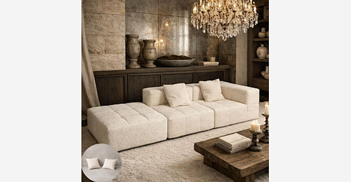 2-Seater Compressed Bank | Compact Loveseat with 2 Side Kussen for Small Spaces - Model MJ-FF007 | Mingjin Zitzak China