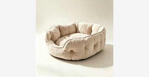 Oval Pluche Pet Bed | OEM Op maat Soft Faux Fur Cat Bed Leveranciers - Model MJ-PET016 | Mingjin Zitzak China