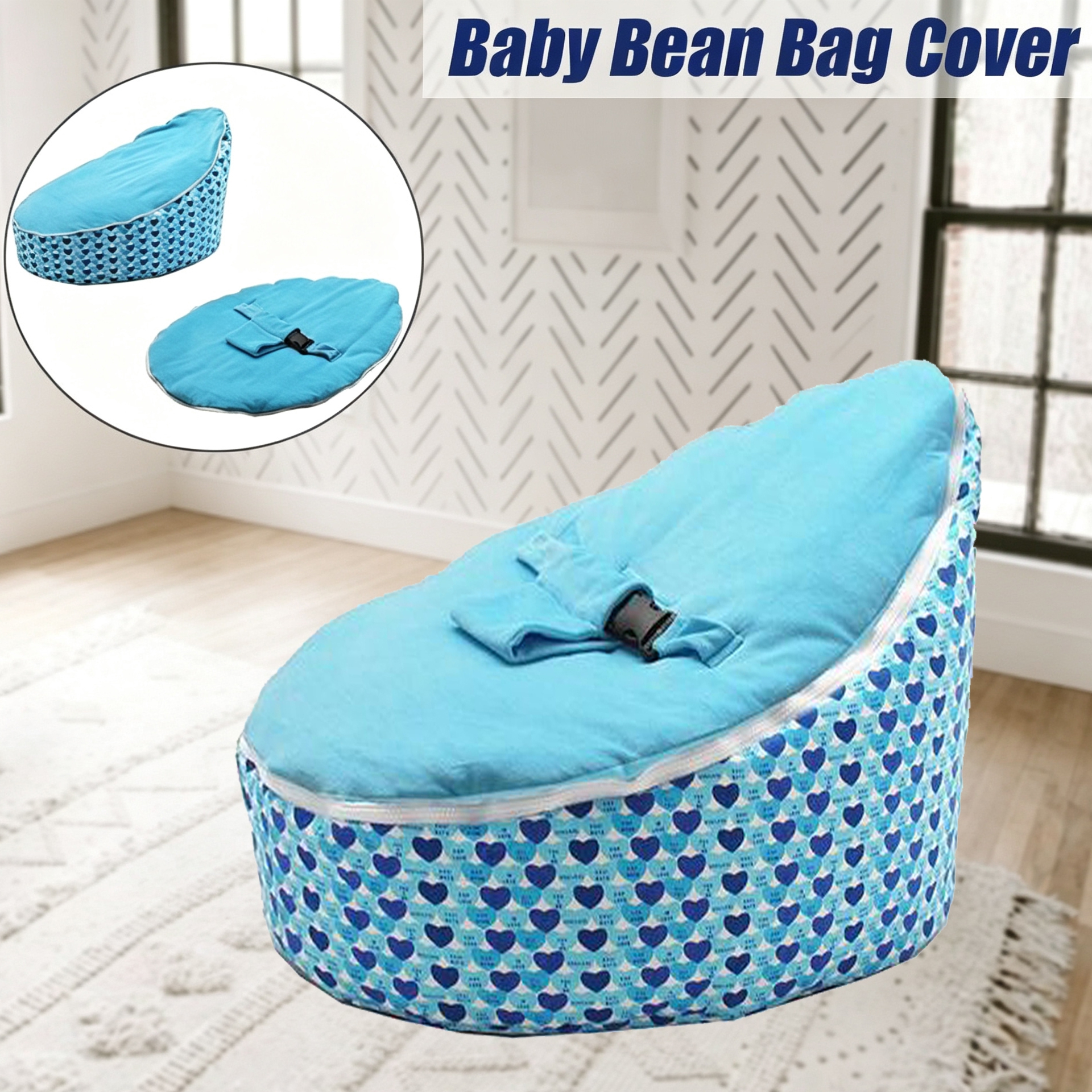 Champagne Baby Zitzak Chair Cover - Baby Zitzak Chair Cover Fabrikant & fabriek in China