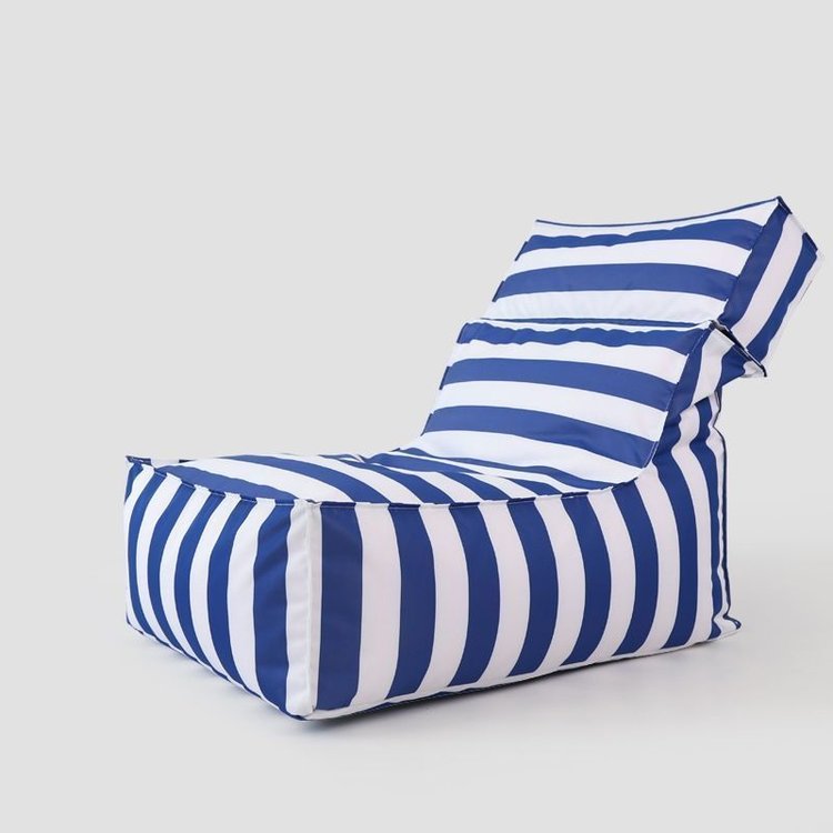 Blue Folded Beach Zitzak Chair - Folded Beach Zitzak Chair Fabrikant & fabriek in China