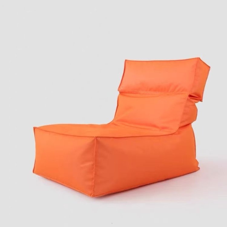 Orange Folded Beach Zitzak Chair - Folded Beach Zitzak Chair Fabrikant & fabriek in China