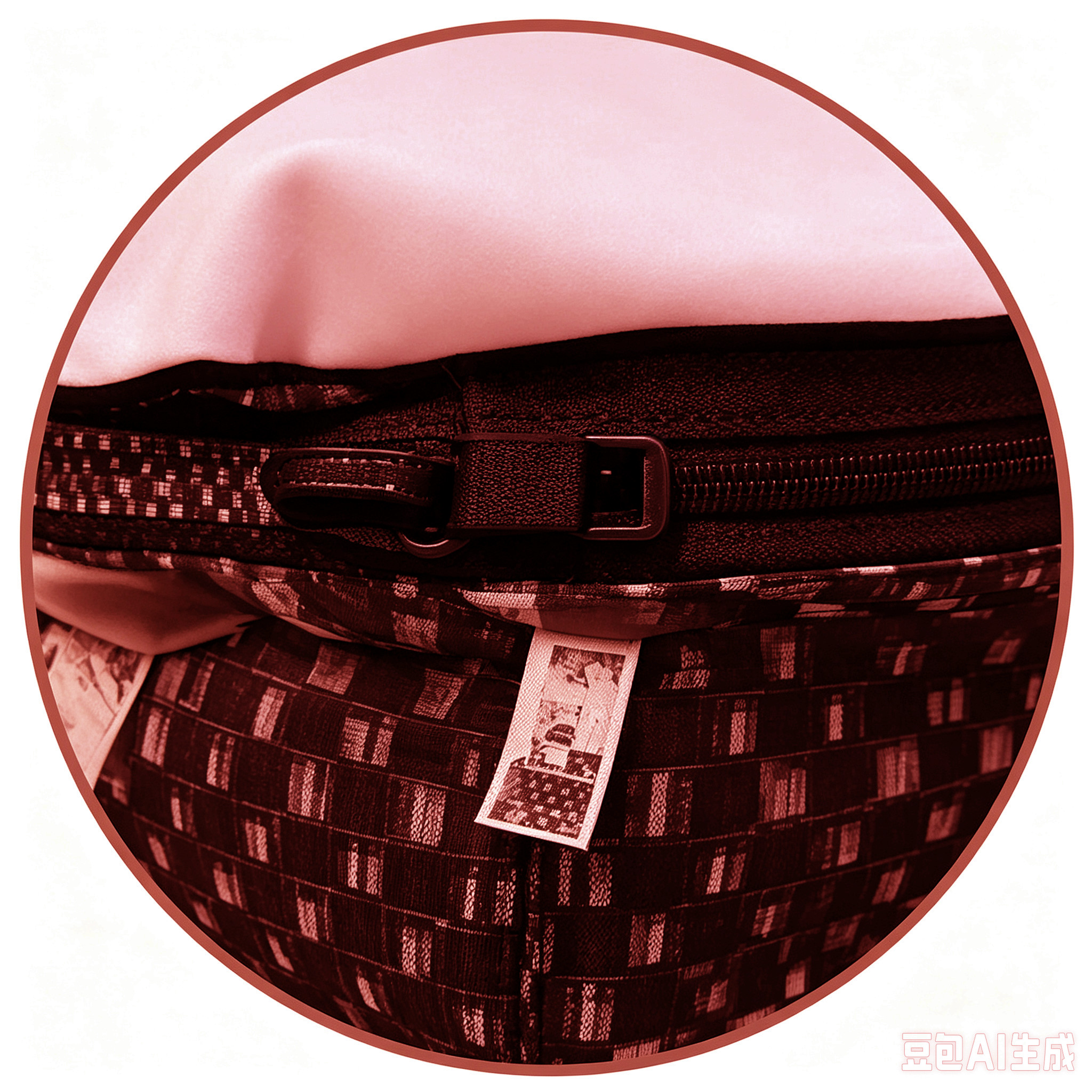 Blush Baby Zitzak Bank detail 3