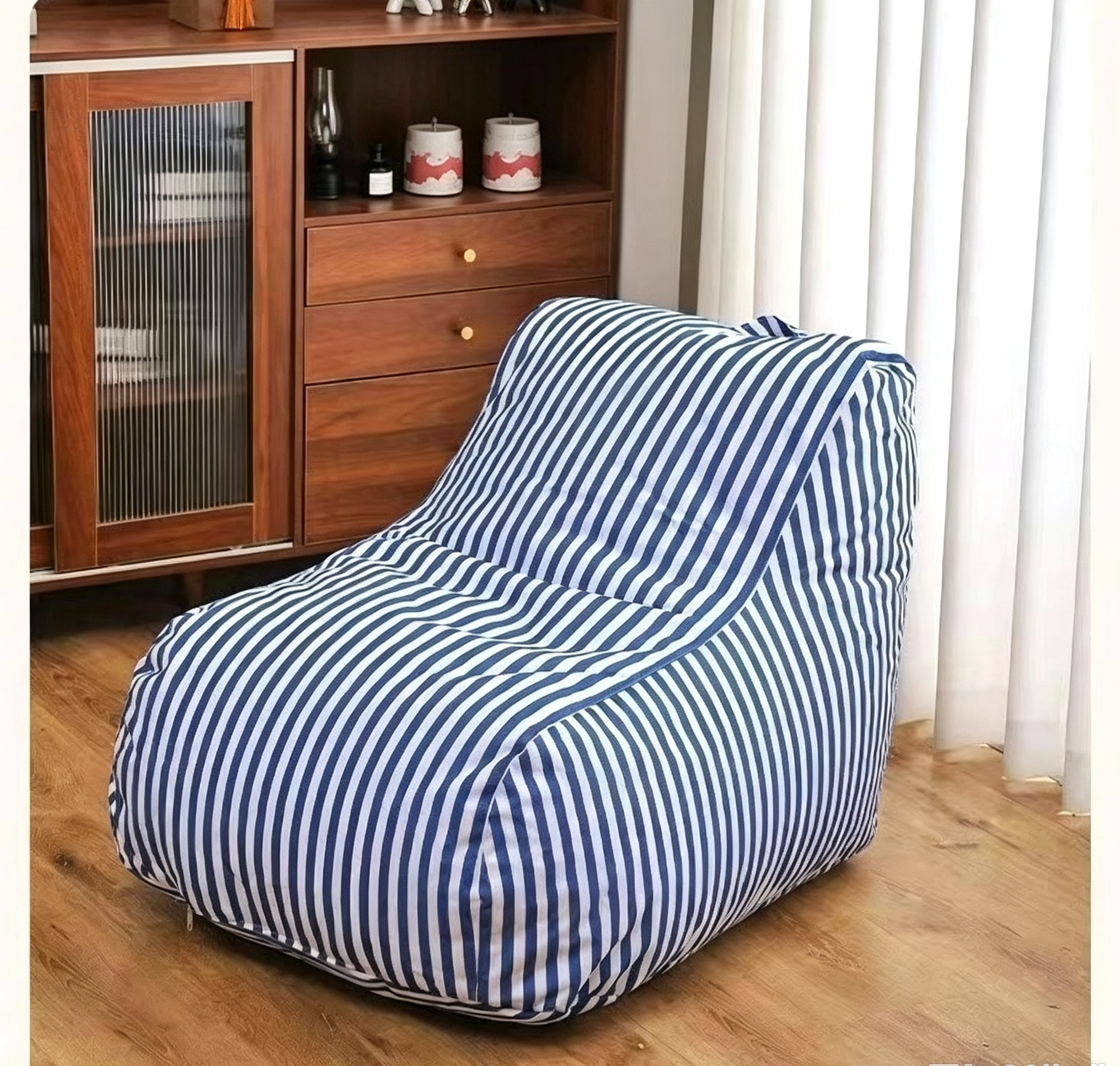 Kinderen Stripe Zitzak Chair No.5 - Kinderen Zitzak Chair Fabrikant & fabriek in China