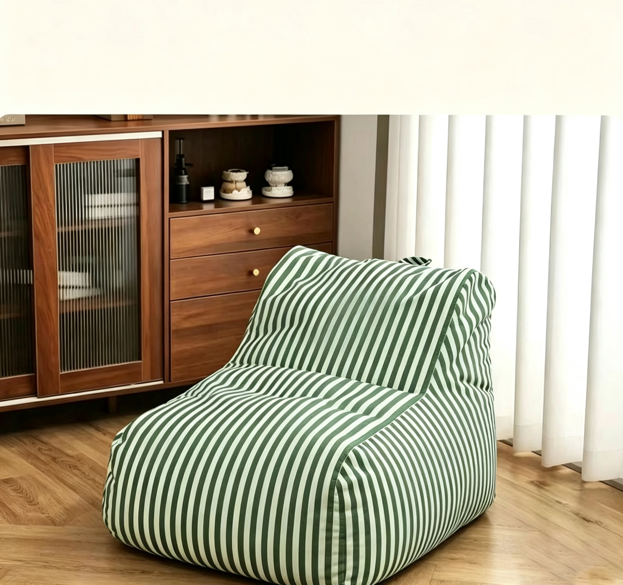 Kinderen Stripe Zitzak Chair No.8 - Kinderen Zitzak Chair Fabrikant & fabriek in China