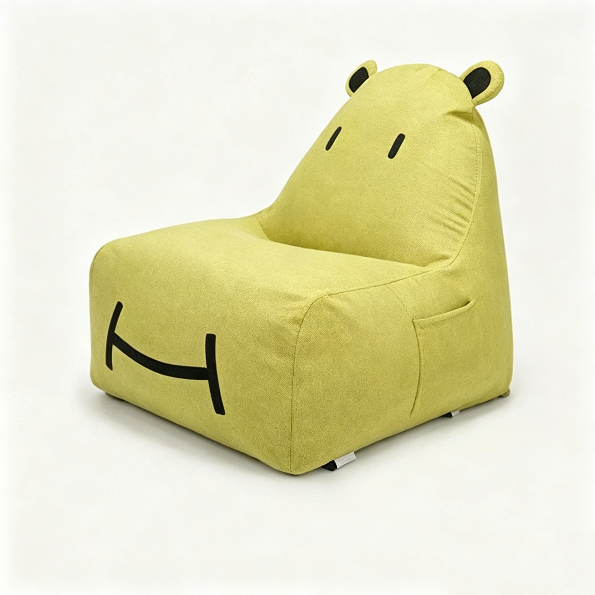 Geel Kids Zitzak Chair - Kinderen Zitzak Chair Fabrikant & fabriek in China