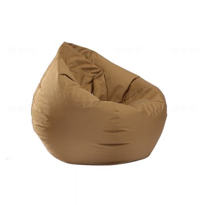 Caramel Tear Drop Zitzak Pouf - Zitzak Chair Cover Fabrikant & fabriek in China