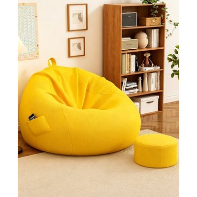 Ochre Tear Drop Zitzak Chair - Zitzak Chair Cover Fabrikant & fabriek in China