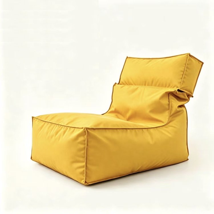 Yellow Folded Beach Zitzak stoel - Folded Beach Zitzak stoel Fabrikant & fabriek in China